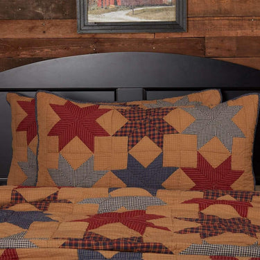 Kindred Star King Sham 21x37 VHC Brands - The Fox Decor